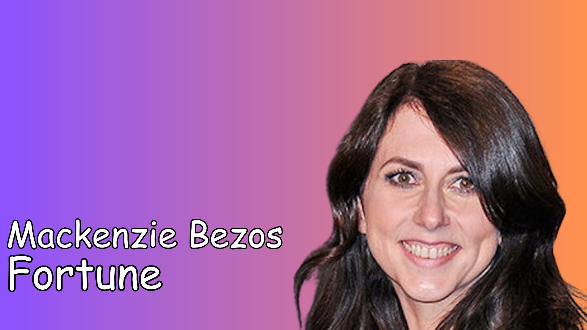Mackenzie Bezos Fortune (Jeff Bezos Femme)