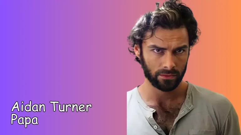 Aidan Turner Papa