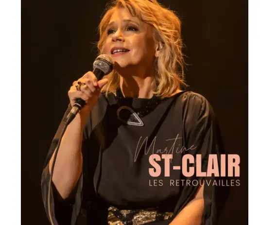 Martine St. Clair Compagne de LUC Plamondon