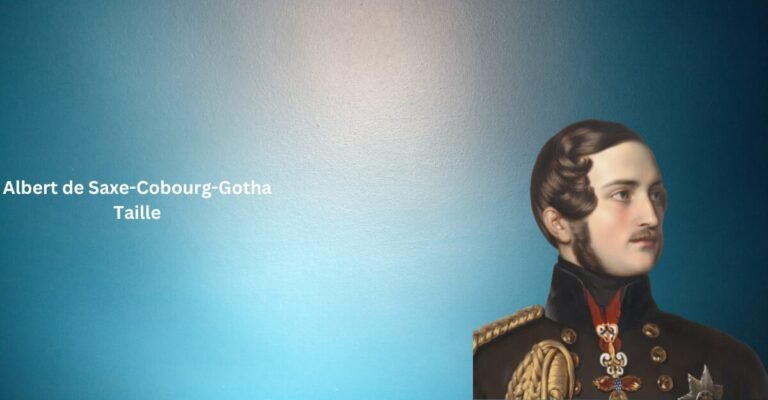 Albert de Saxe-Cobourg-Gotha Taille