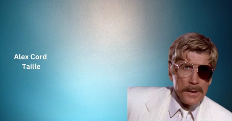 Alex Cord Taille