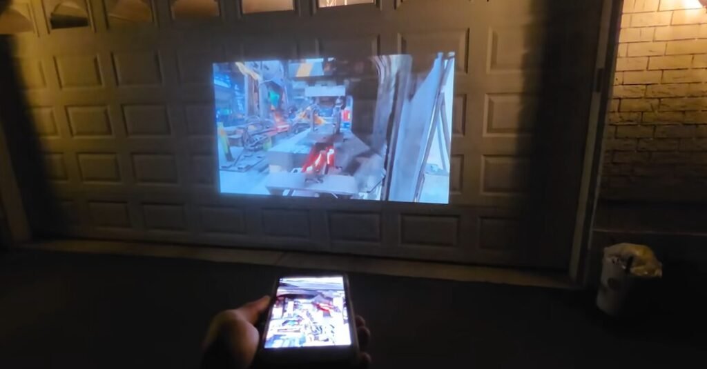 smartphones à projecteur